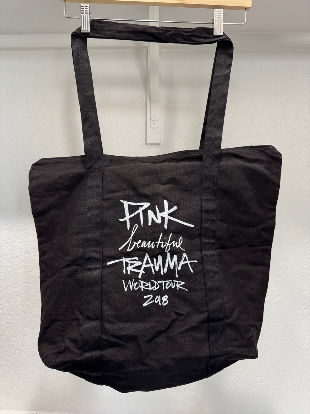 NWOT: P!nk Beautiful Trauma Tour 2018 Tote Bag 15x13.5x5 inches
